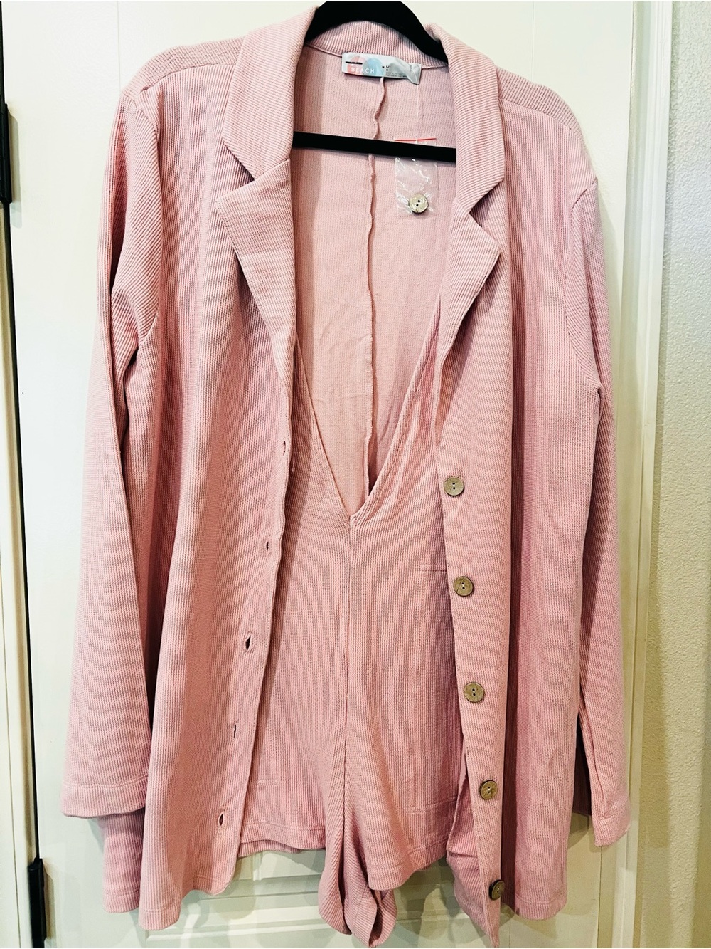 Free People Lizzie Blazer Romper Combo - Picture 4 of 8
